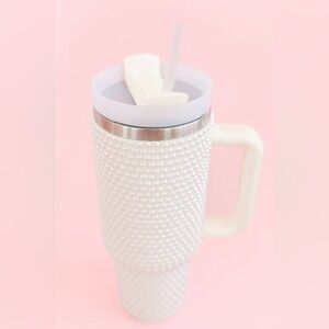 Rock Paper Scissors Cream Pearl 40oz Tumbler